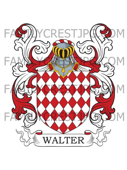 Walter Family Crest - France