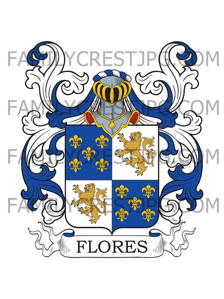 Flores Family Crest