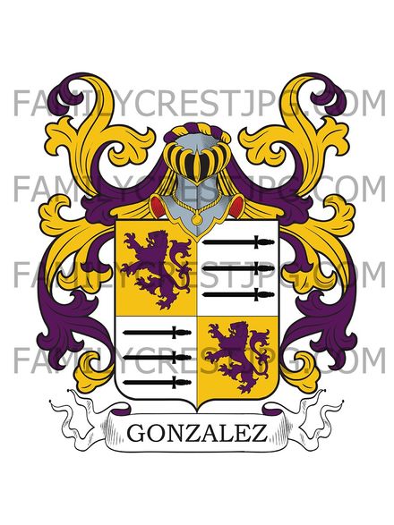 Gonzalez Family Crest