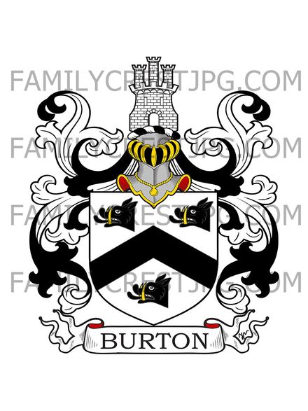 Burton Family Crest