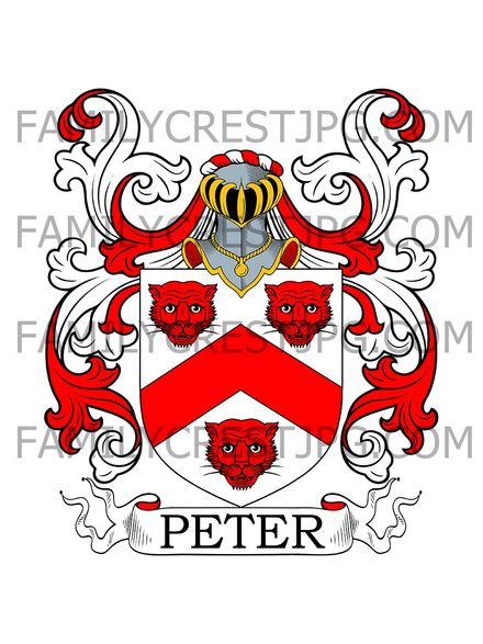 Peter Family Crest