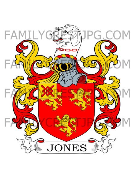 Jones Family Crest - Dublin, Ireland