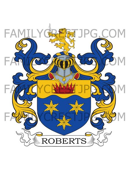 Roberts Family Crest - Waterford, Ireland