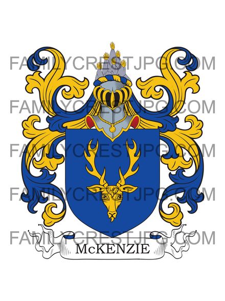 McKenzie Family Crest - Allangrange, Scotland