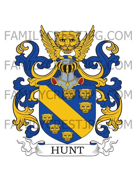 Hunt Family Crest