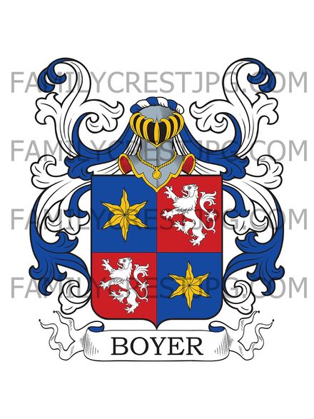 Boyer Family Crest