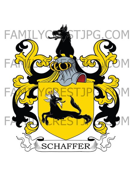 Schaffer Family Crest - Shaffer
