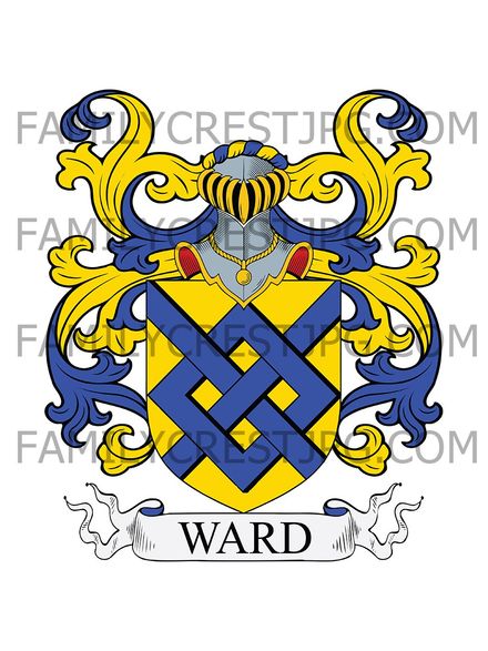 Ward Family Crest - Cambridge, England