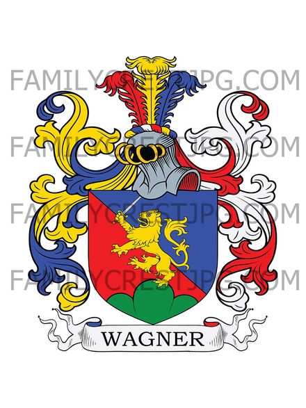 Wagner Family Crest - von Wetterstädt, Transylvania