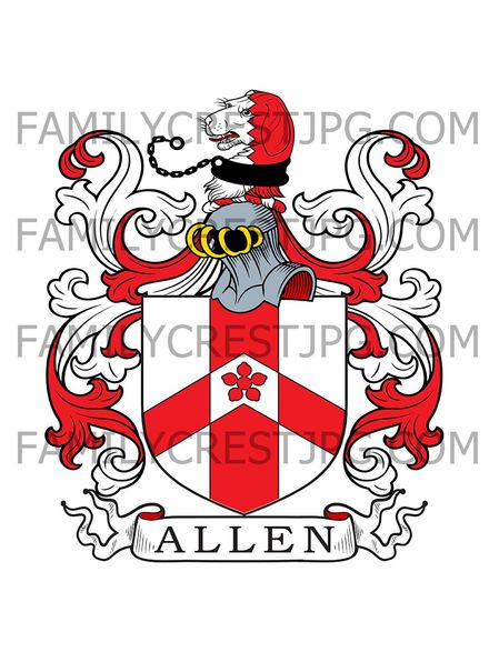 Allen Family Crest - Chelsea, London