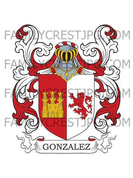 Gonzalez Family Crest