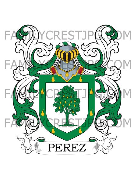 Perez Family Crest - León, Spain