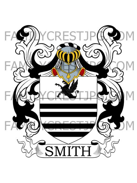 Smith Family Crest - Cornwall, England