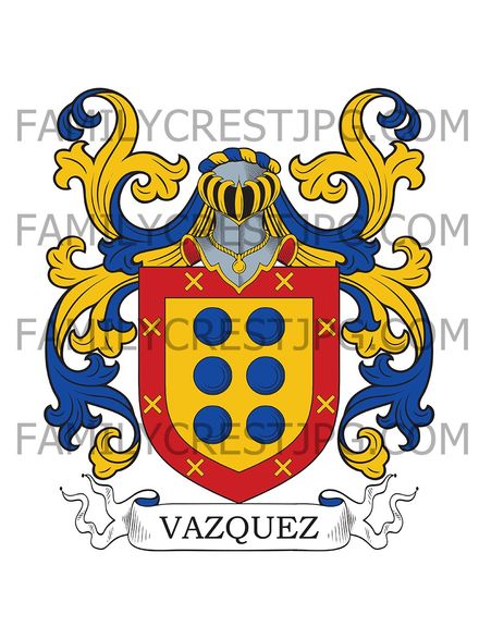 Vazquez Family Crest
