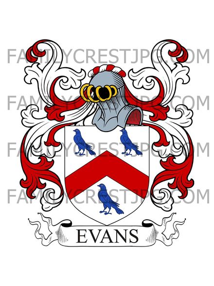 Evans Family Crest - Wales