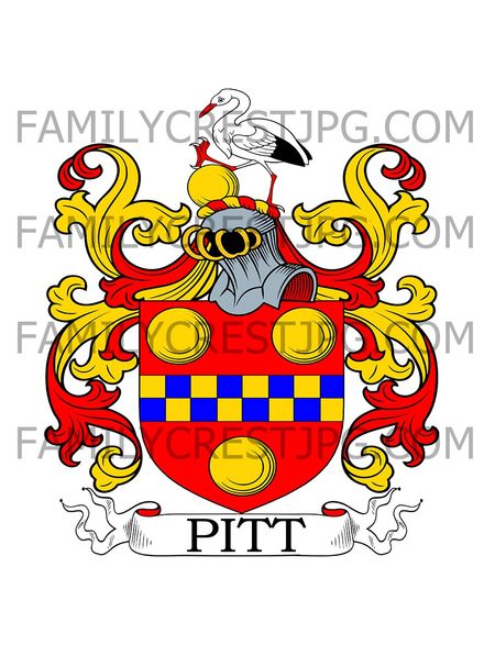 Pitt Family Crest