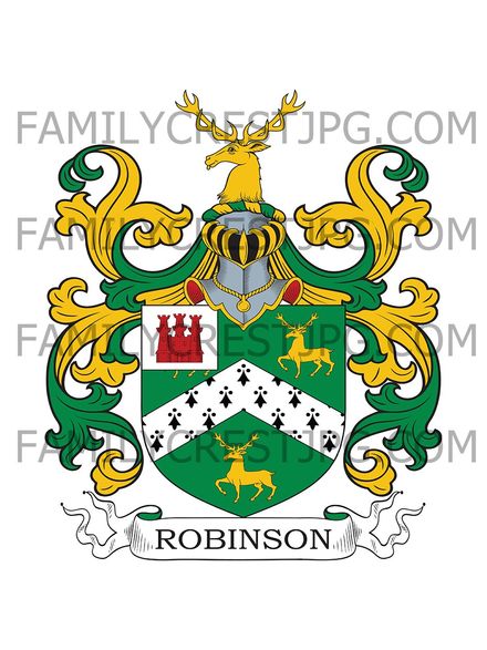 Robinson Family Crest - Ireland