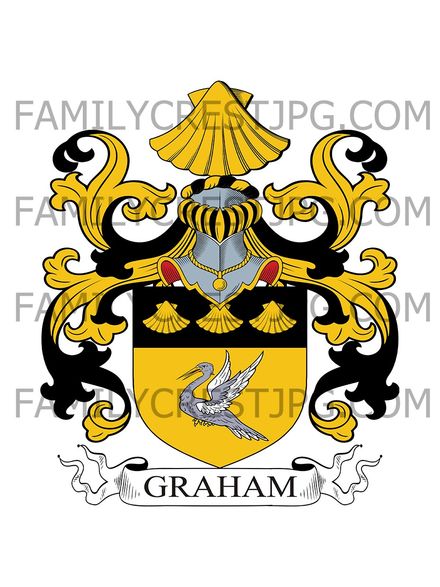 Graham Family Crest - Dougalstone, co. Ayr, Scotland