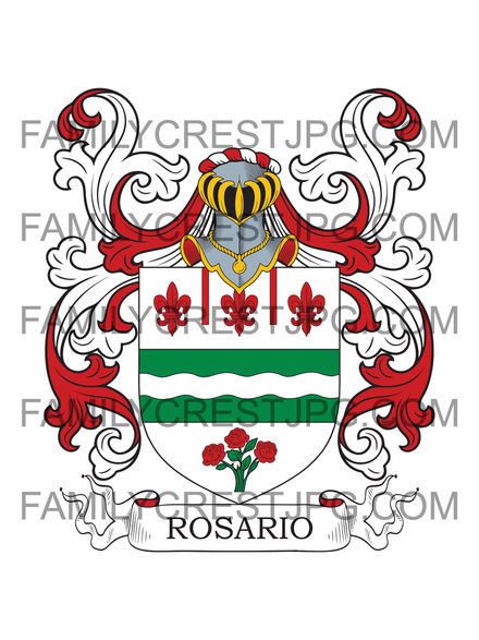 Rosario Family Crest