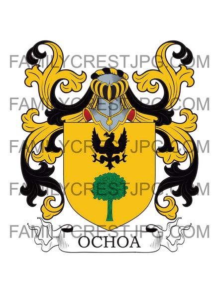Ochoa Family Crest - Enkarterri, Spain