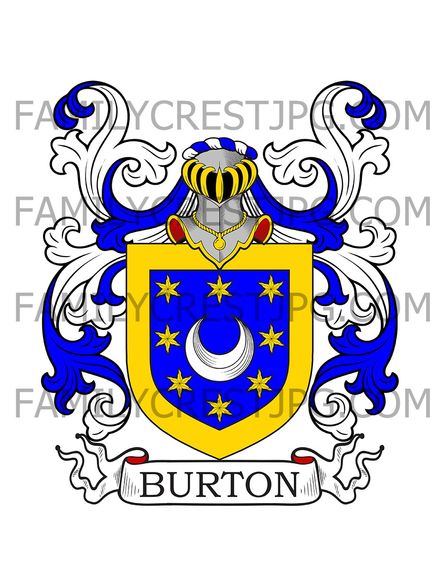 Burton Family Crest
