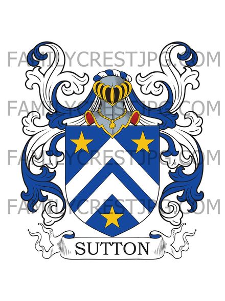 Sutton Family Crest
