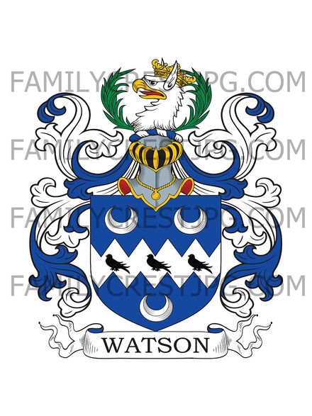 Watson Family Crest - London, England