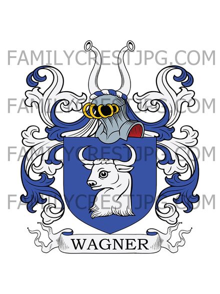 Wagner Family Crest - Nuremberg, Bavaria