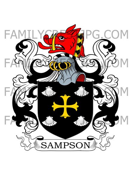 Sampson Family Crest