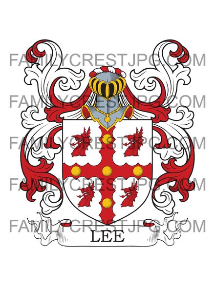 Lee Family Crest - London, England