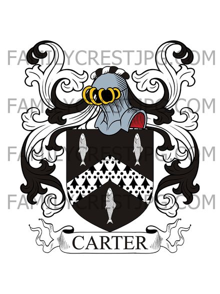 Carter Family Crest - London, England