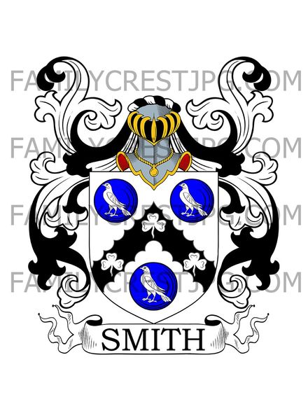 Smith Family Crest - London, England
