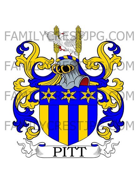 Pitt Family Crest