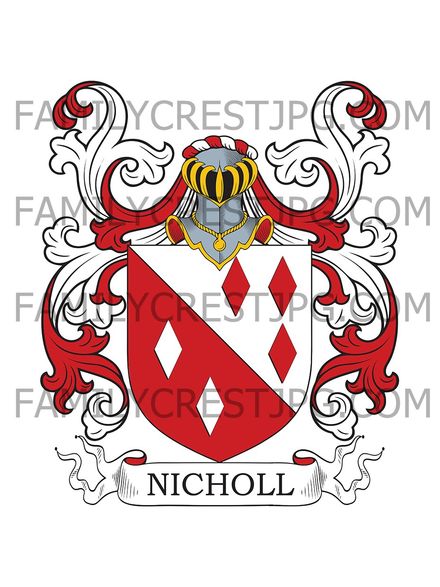 Nicholl Family Crest