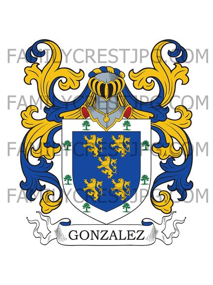 Gonzalez Family Crest