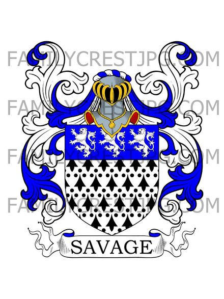 Savage Family Crest