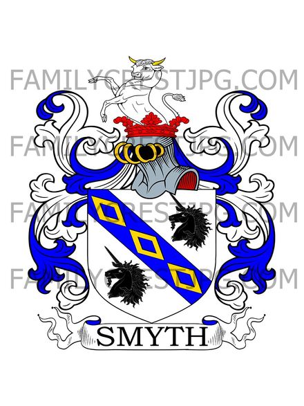 Smyth Family Crest - London, England