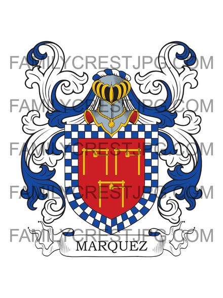 Marquez Family Crest - Vizcaya, Spain