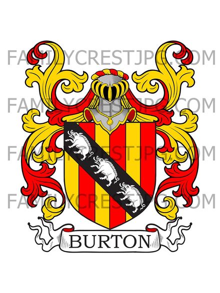 Burton Family Crest