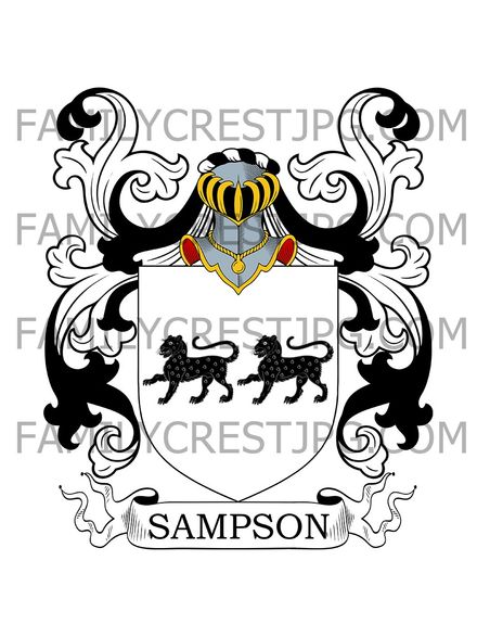 Sampson Family Crest