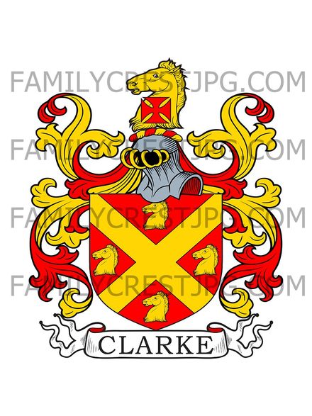 Clarke Family Crest - Dublin