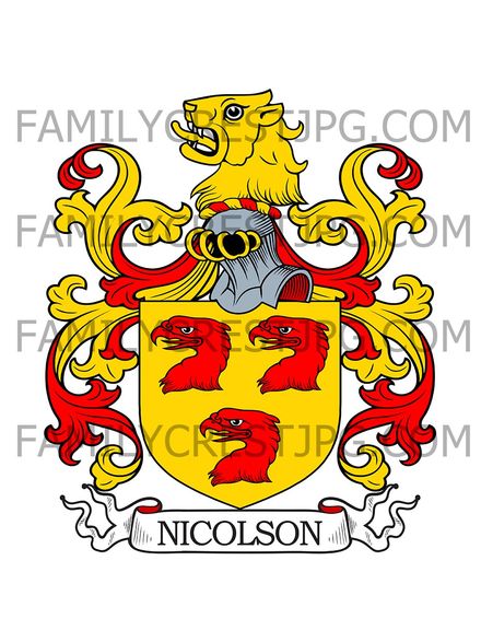 Nicolson Family Crest