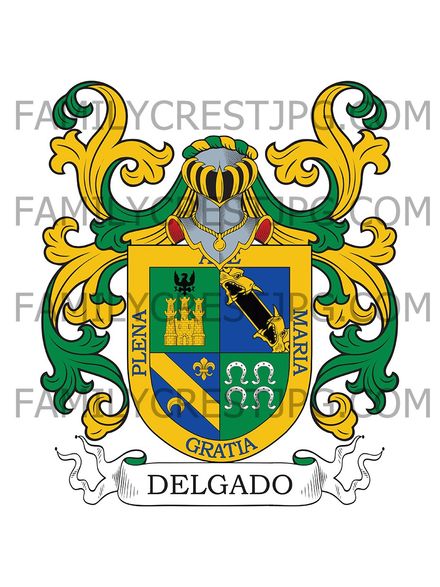 Delgado Family Crest