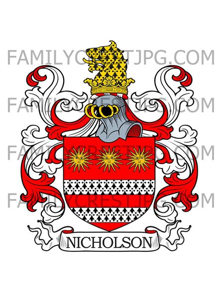 Nicholson Family Crest