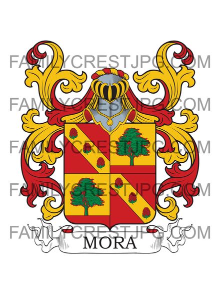 Mora Family Crest - Spain