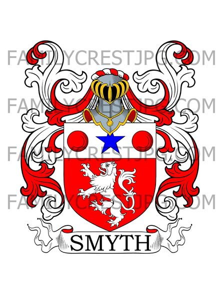 Smyth Family Crest - Limerick, Ireland