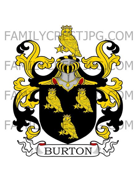 Burton Family Crest