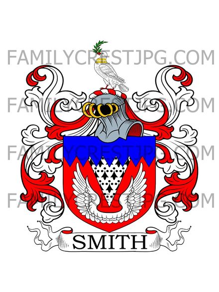 Smith Family Crest - Damagh, co. Kilkenny, Ireland