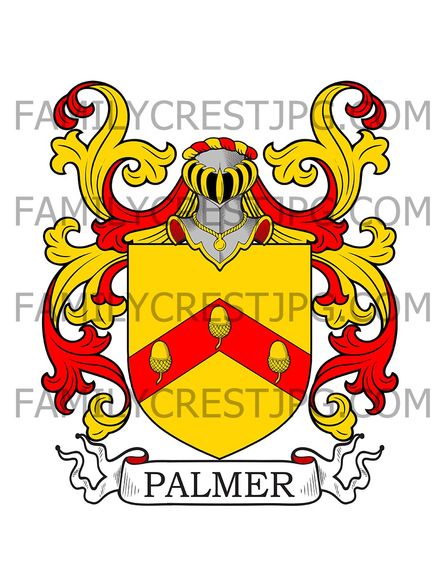 Palmer Family Crest - Cropredy, Northhampton, England