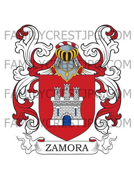 Zamora Family Crest